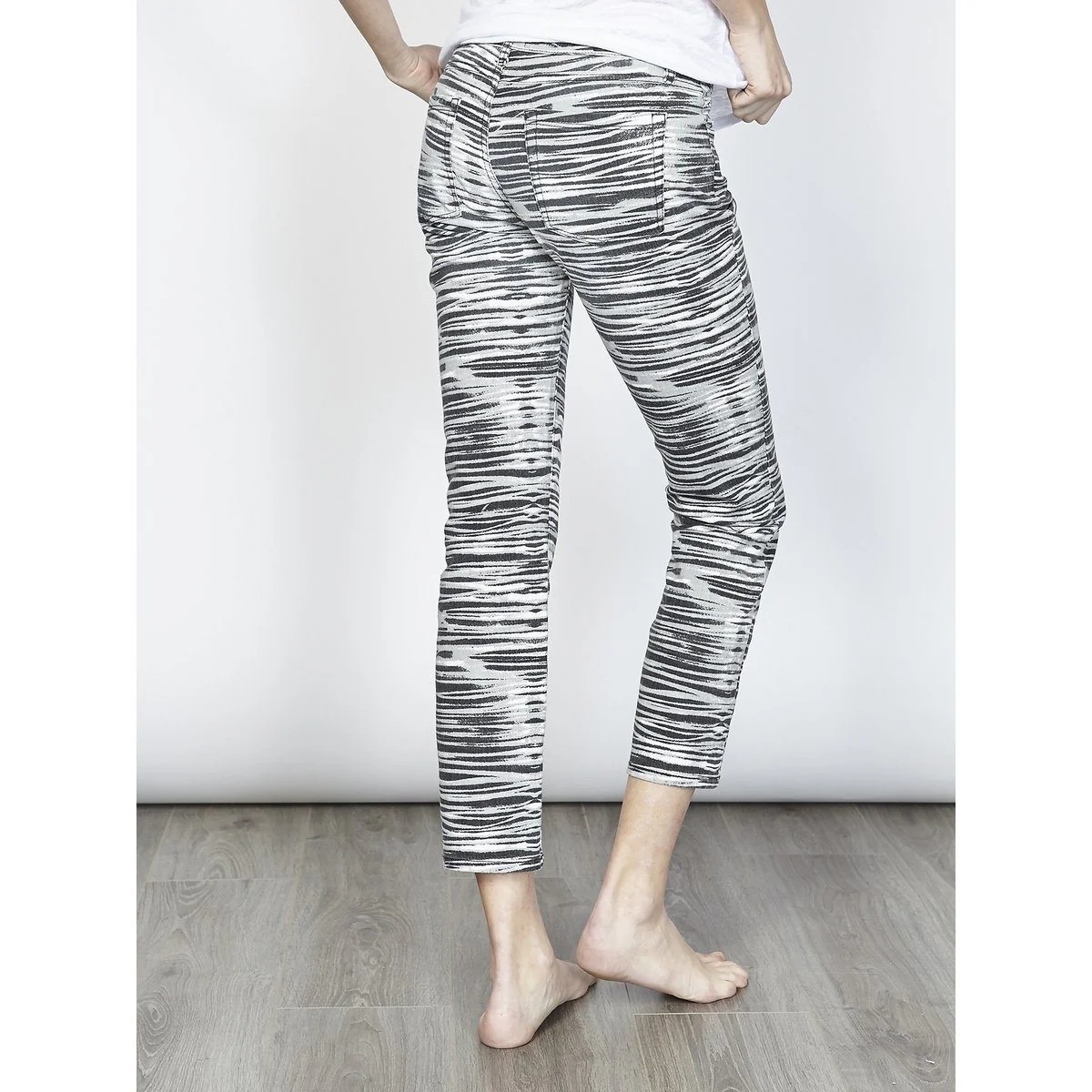 Jean Droit 7/8 Gris - Image 2