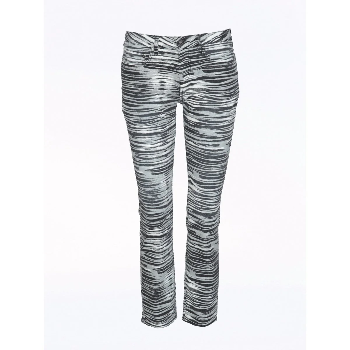 Jean Droit 7/8 Gris - Image 3
