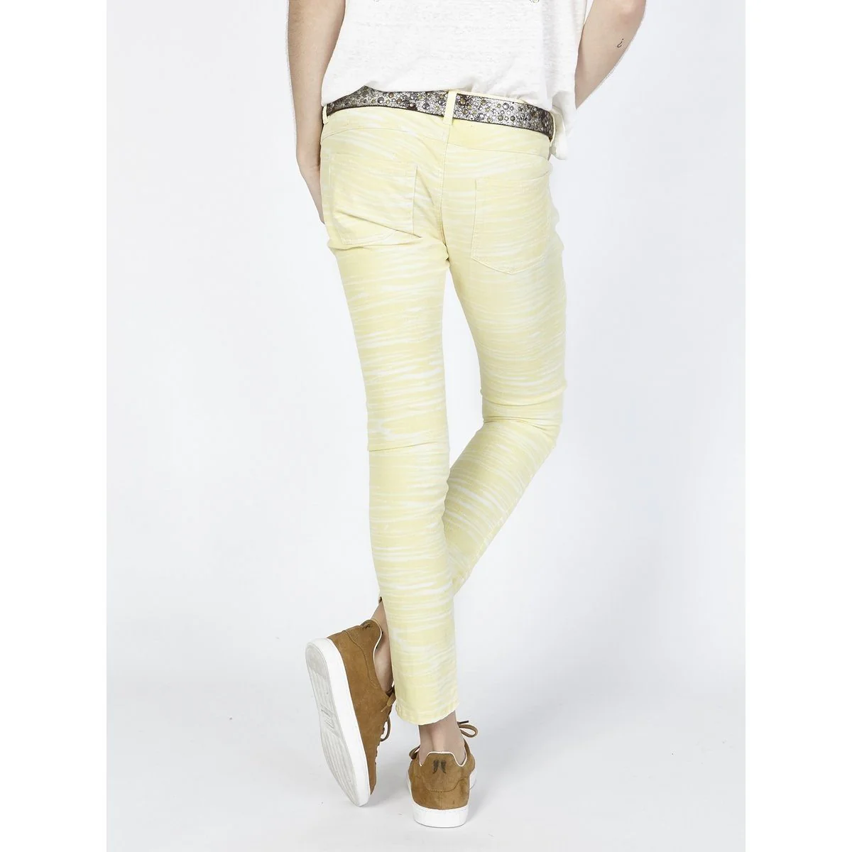 Jean Droit 7/8 Jaune - Image 2