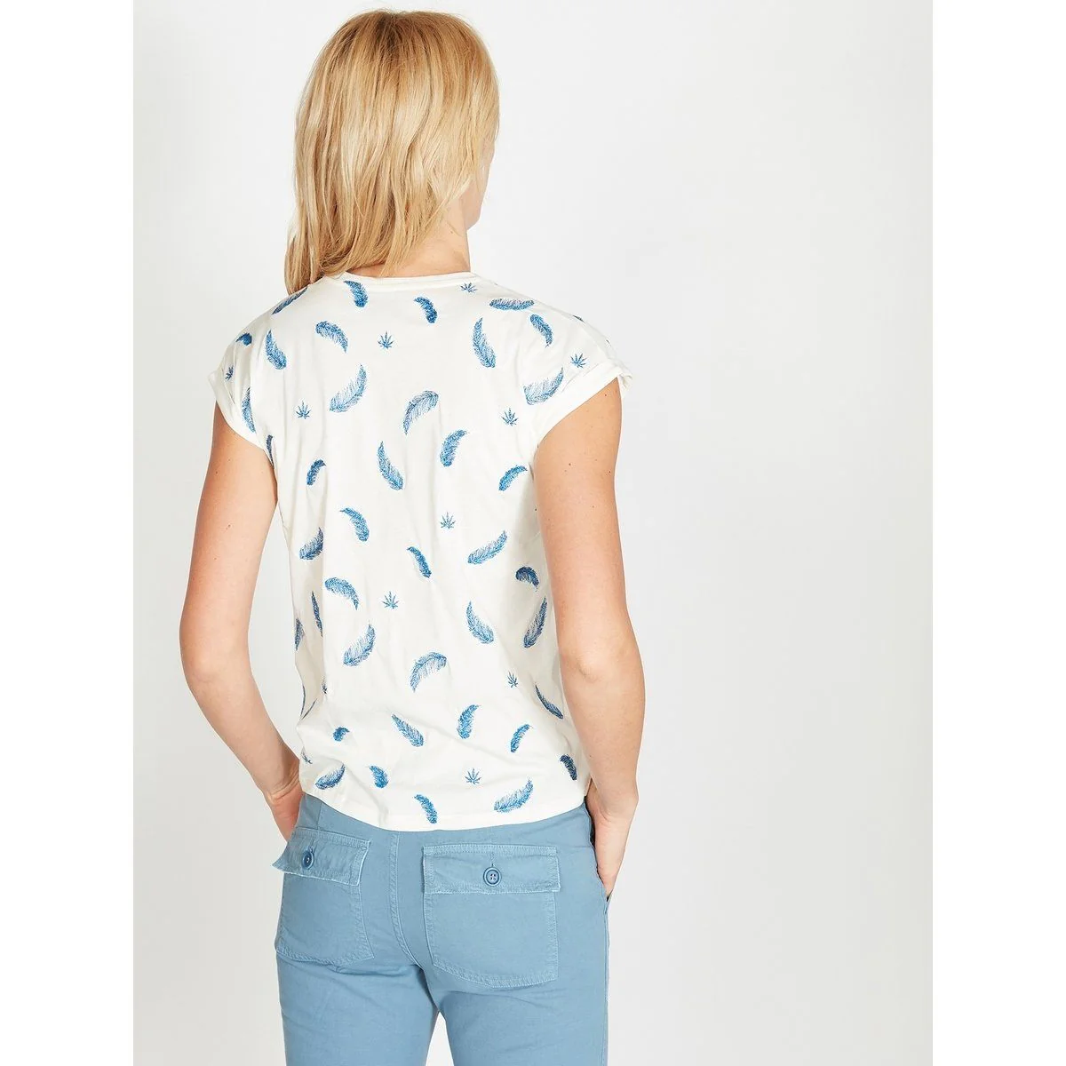 Pantalon Slim 7/8 Ciel - Image 3