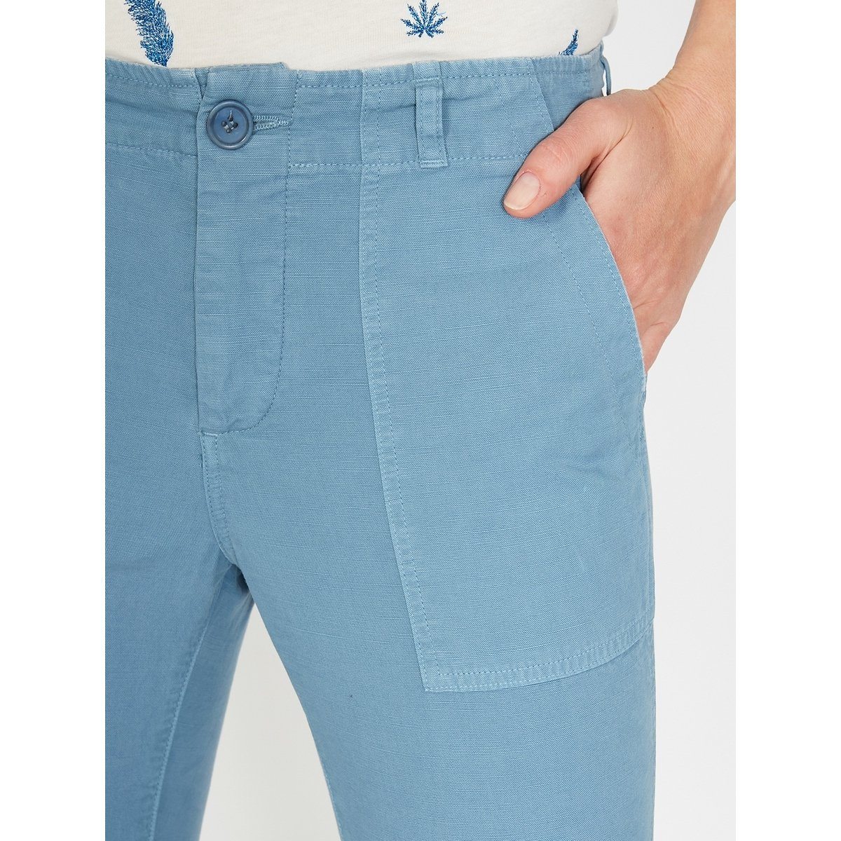 Pantalon Slim 7/8 Ciel - Image 4