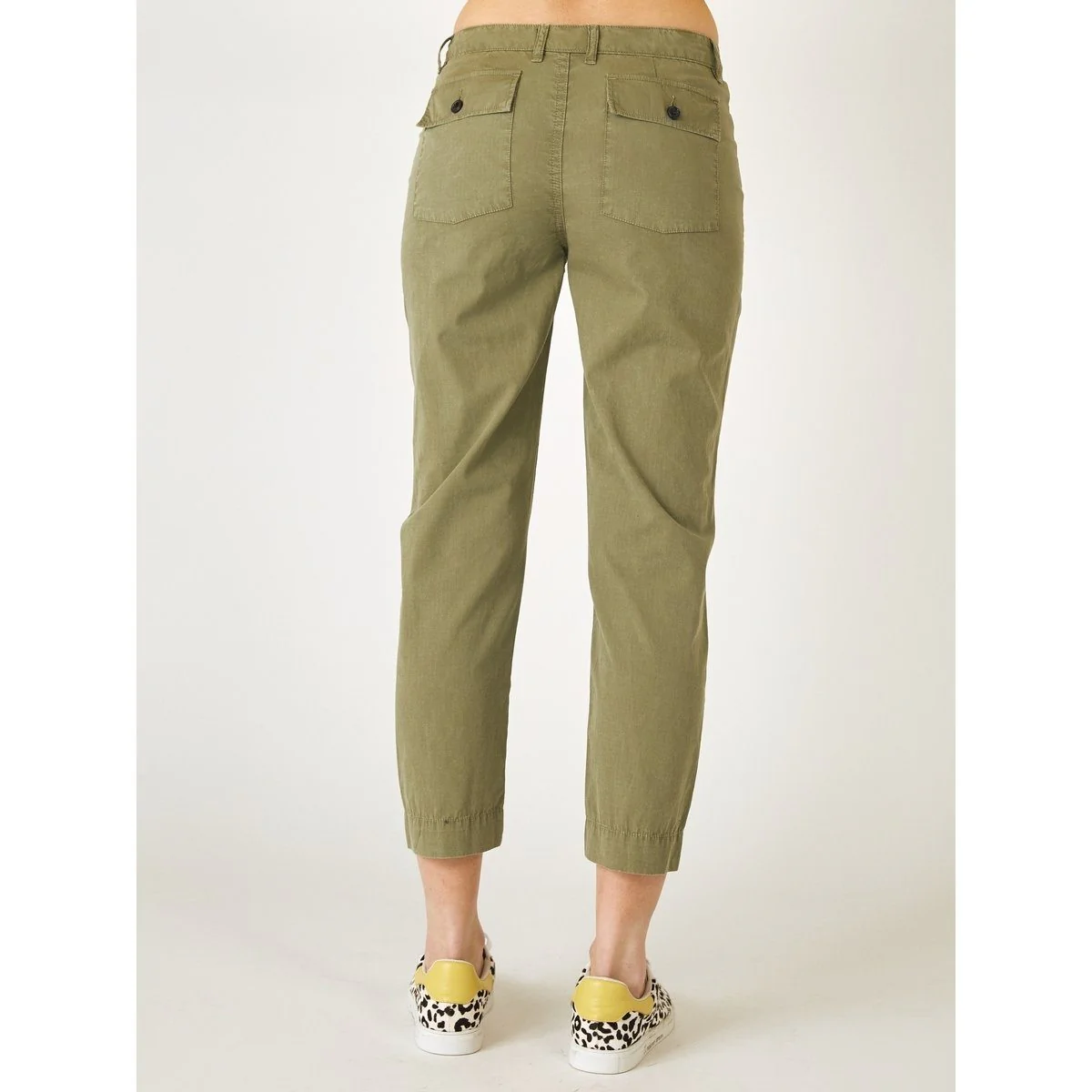 Pantalon Droit 7/8 Kaki - Image 4