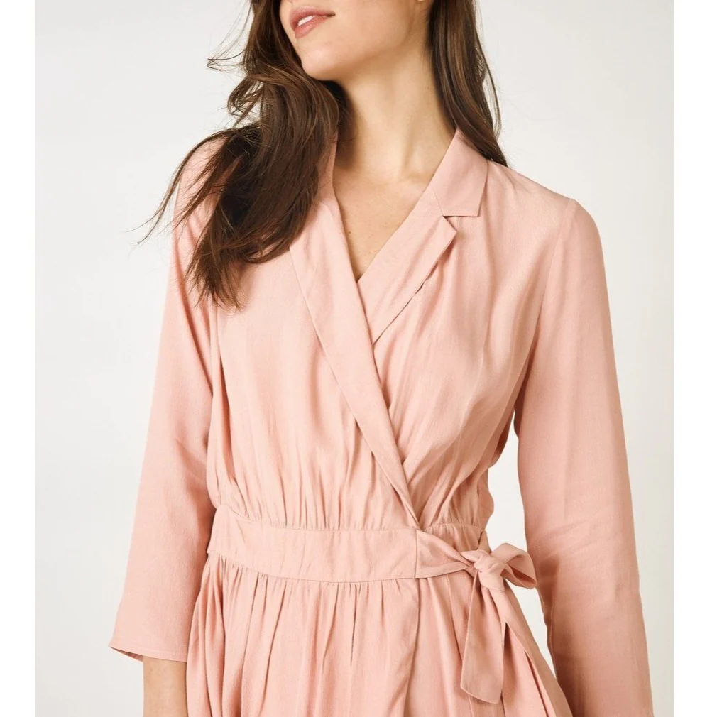Robe Portefeuille Rose - Image 2