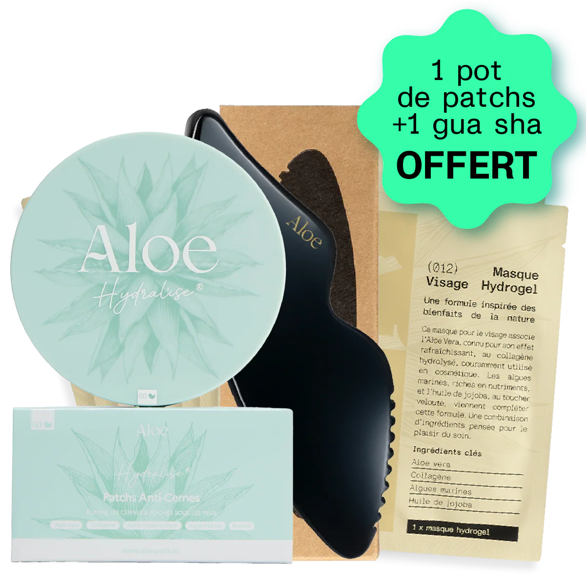 15 Masques Visage Hydrogel + 1 Pot De Patchs Offert - Image 10