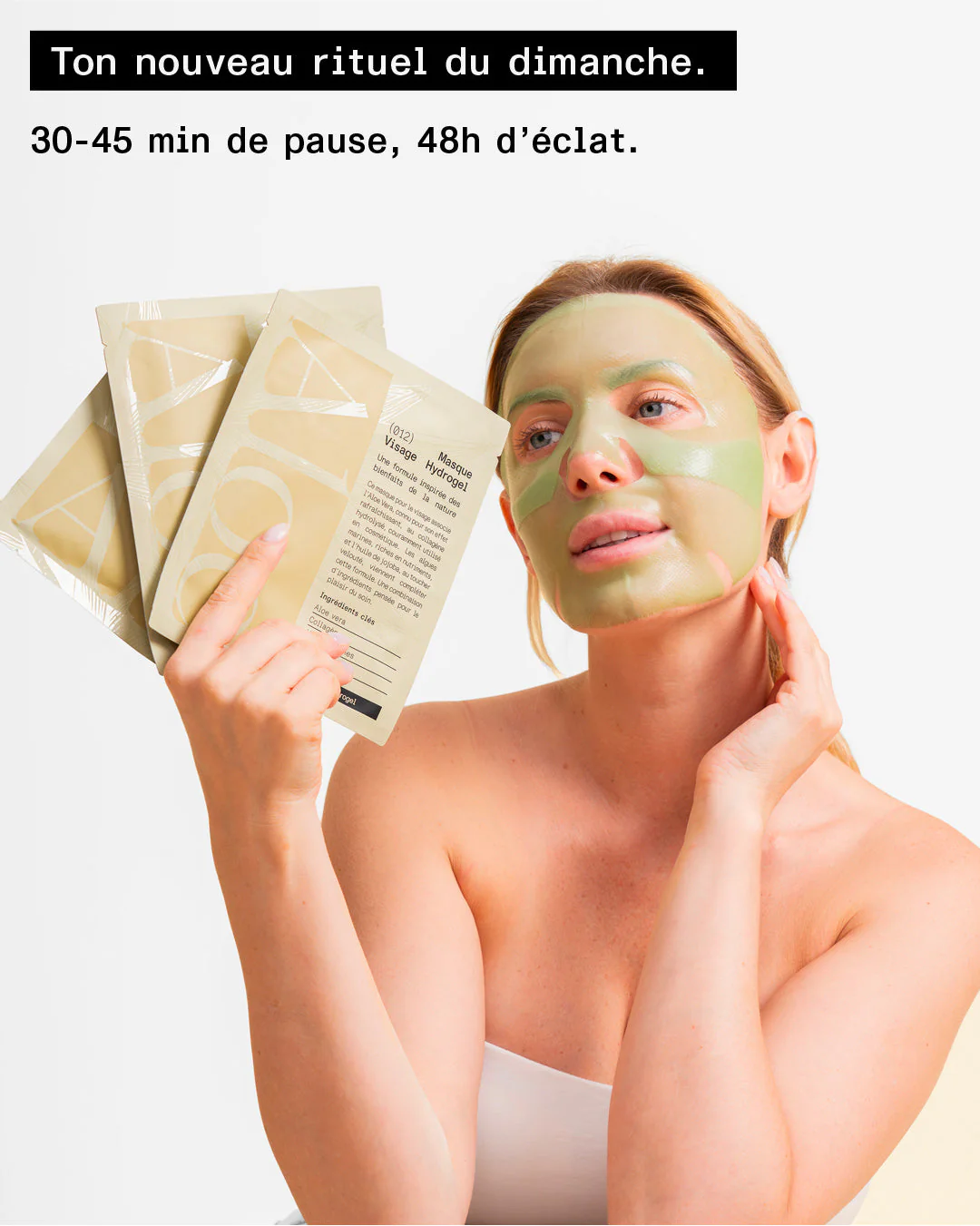 15 Masques Visage Hydrogel + 1 Pot De Patchs Offert - Image 3