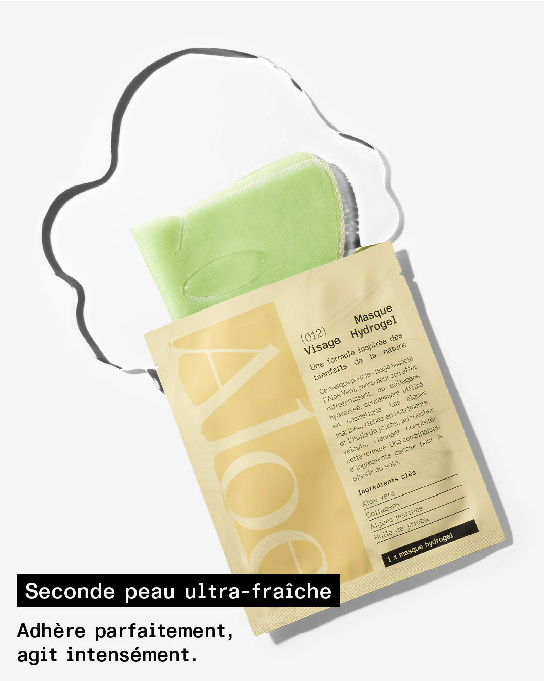 15 Masques Visage Hydrogel + 1 Pot De Patchs Offert - Image 4