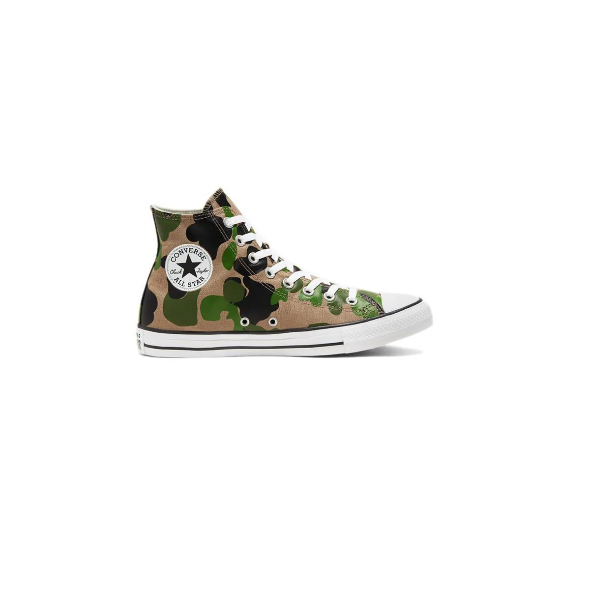 Baskets Chuck Taylor All Star Archival Camo High Top - Noir / Vert / Beige / Blanc - Image 2