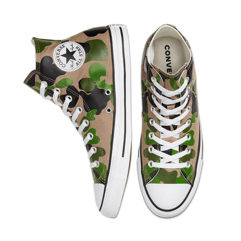 Baskets Chuck Taylor All Star Archival Camo High Top - Noir / Vert / Beige / Blanc - Image 3