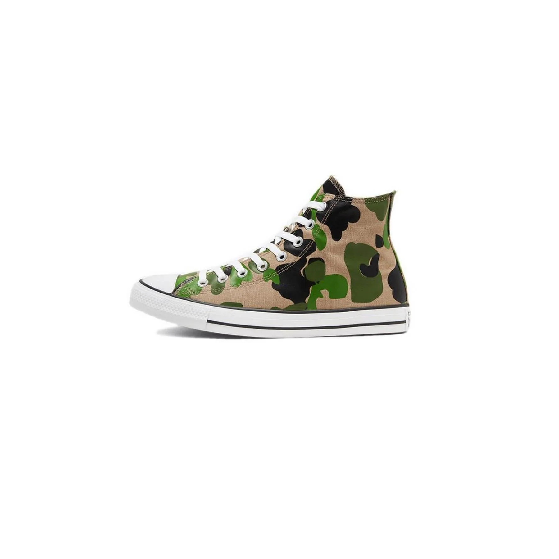 Baskets Chuck Taylor All Star Archival Camo High Top - Noir / Vert / Beige / Blanc - Image 4