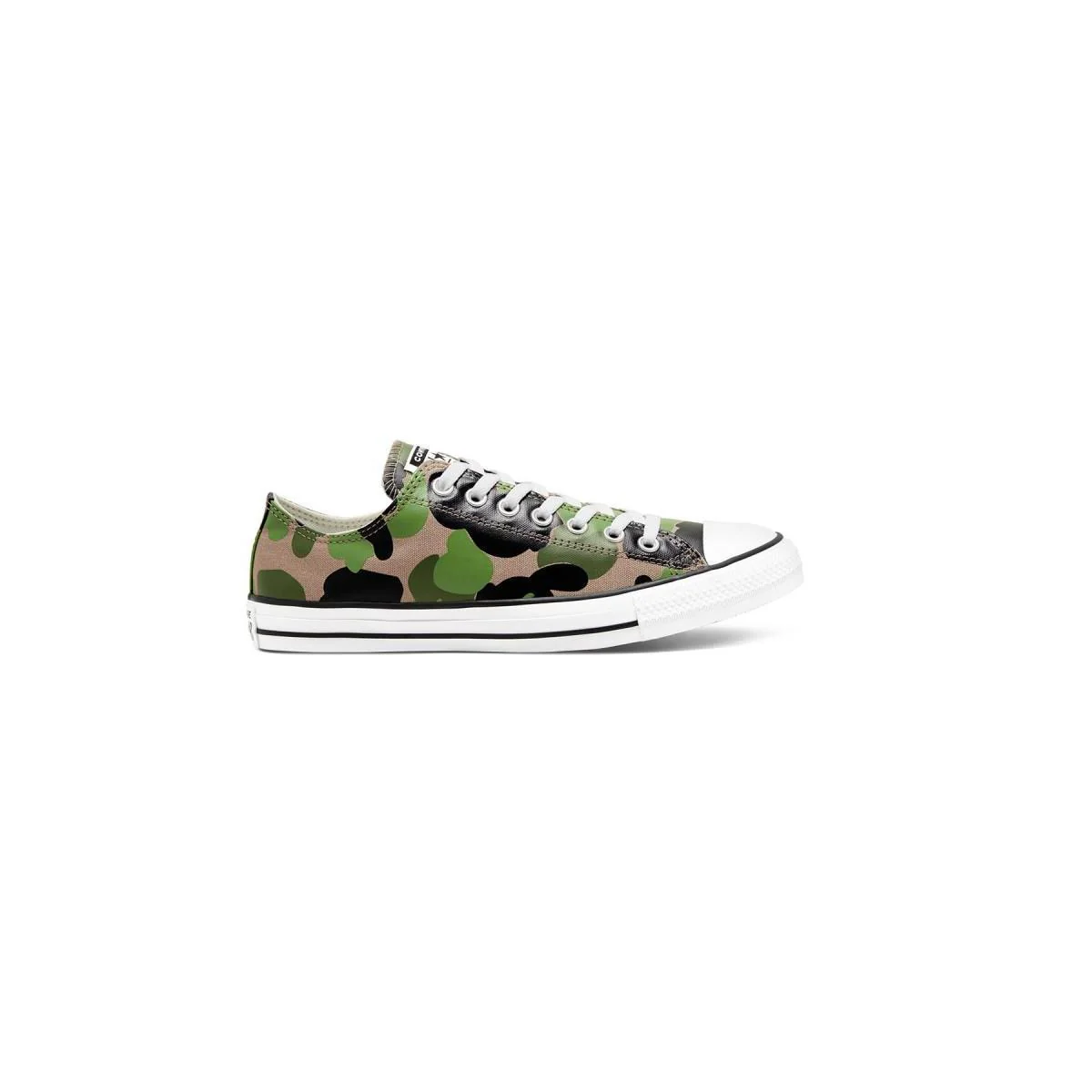 Baskets Chuck Taylor All Star Archival Camo Low Top - Noir / Vert / Beige / Blanc - Image 3