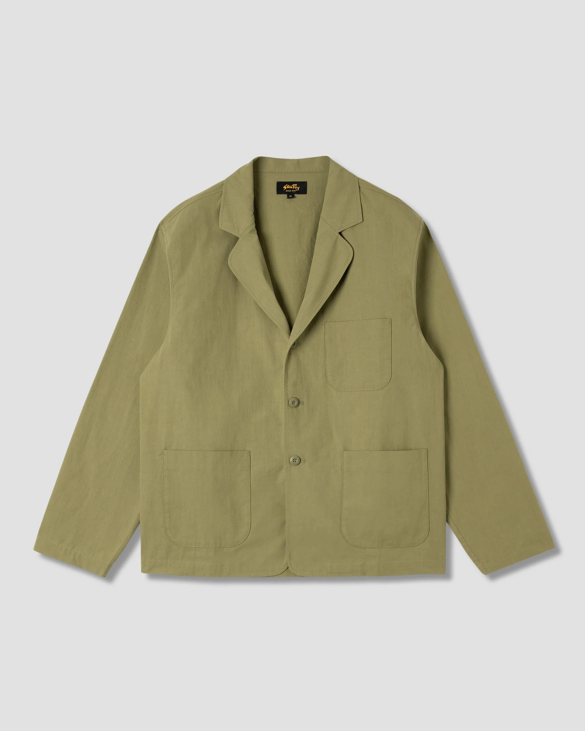 3 Pocket Jacket - Olive Sateen - Image 2
