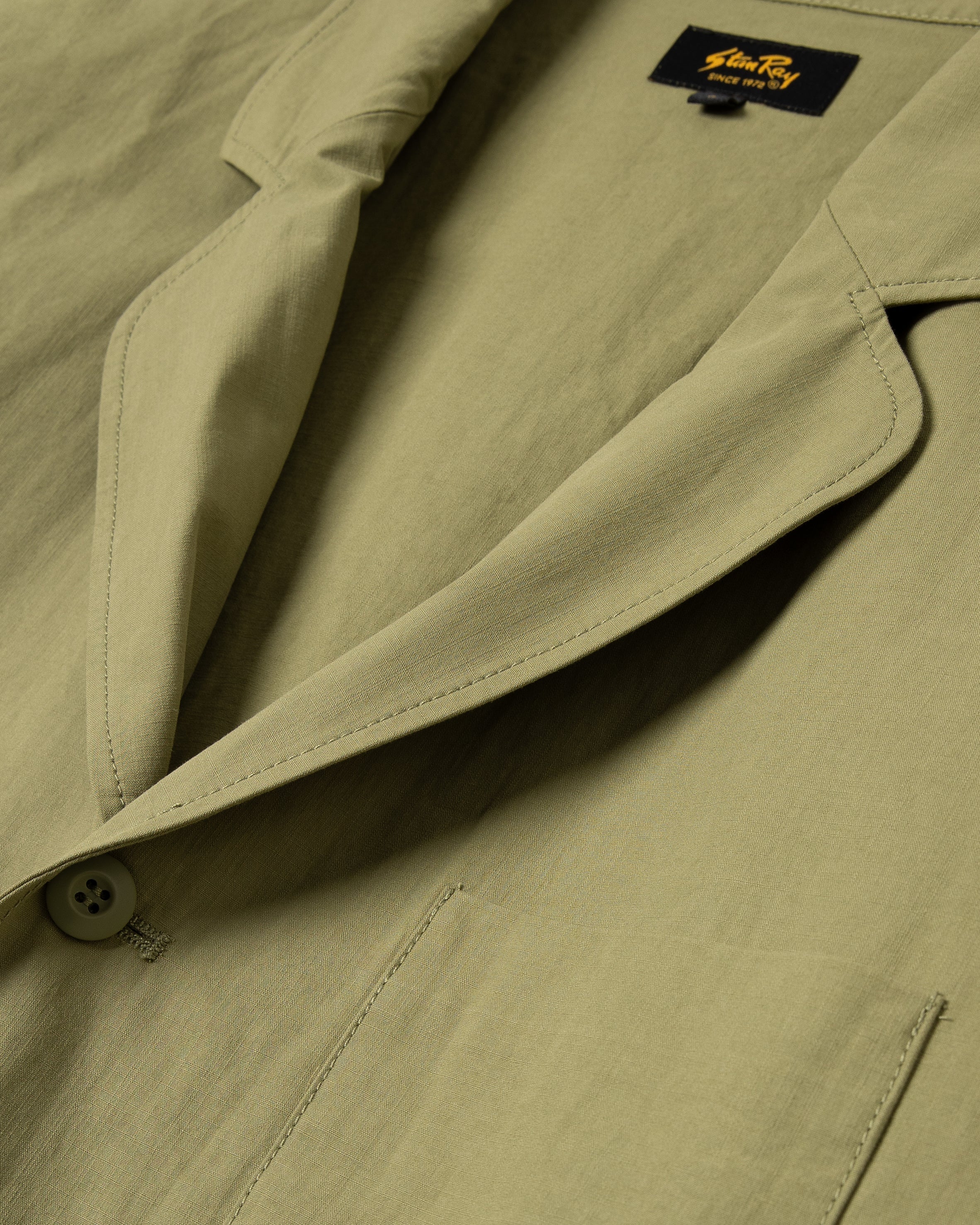 3 Pocket Jacket - Olive Sateen - Image 6