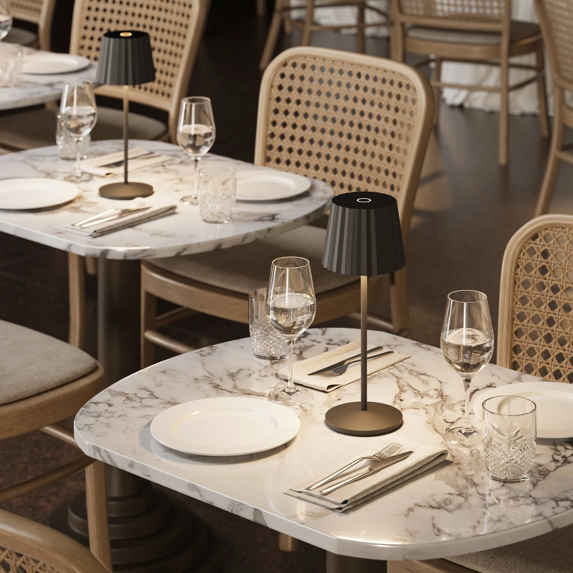 Lampe De Table Sans Fil - 6X Abby Black - Image 3