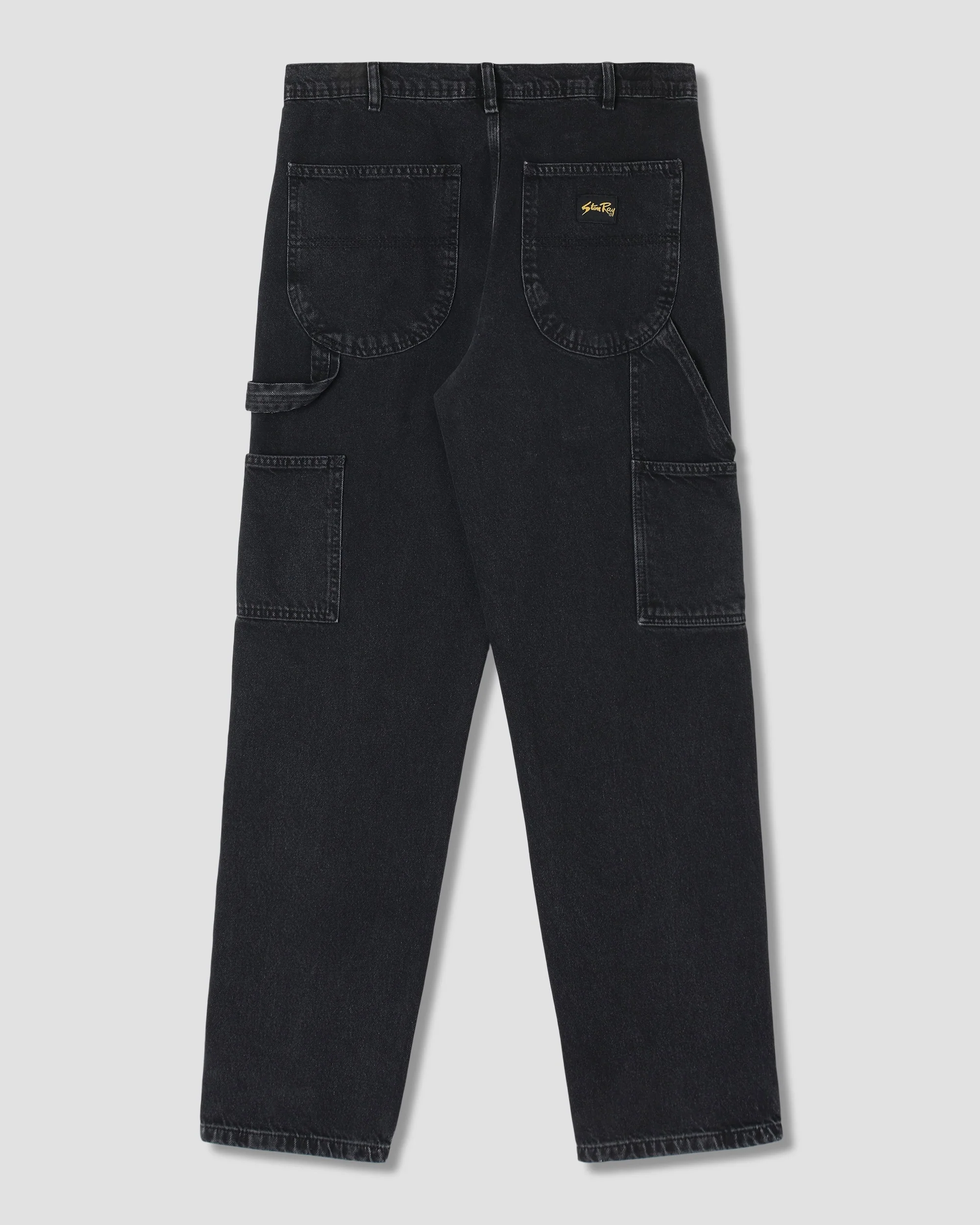 80s Painter Pant - Stonewashed Black Denim - Image 3