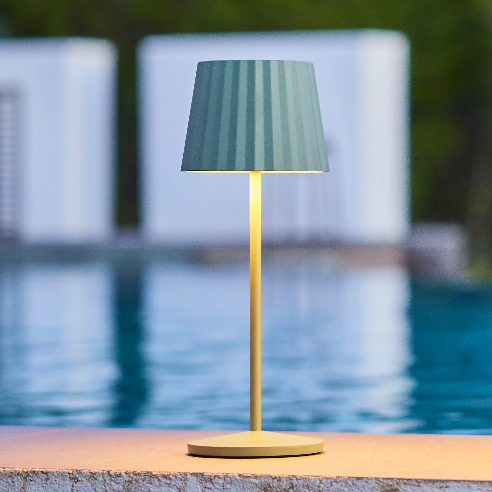 Lampe De Table Sans Fil - Abby Olive - Image 2