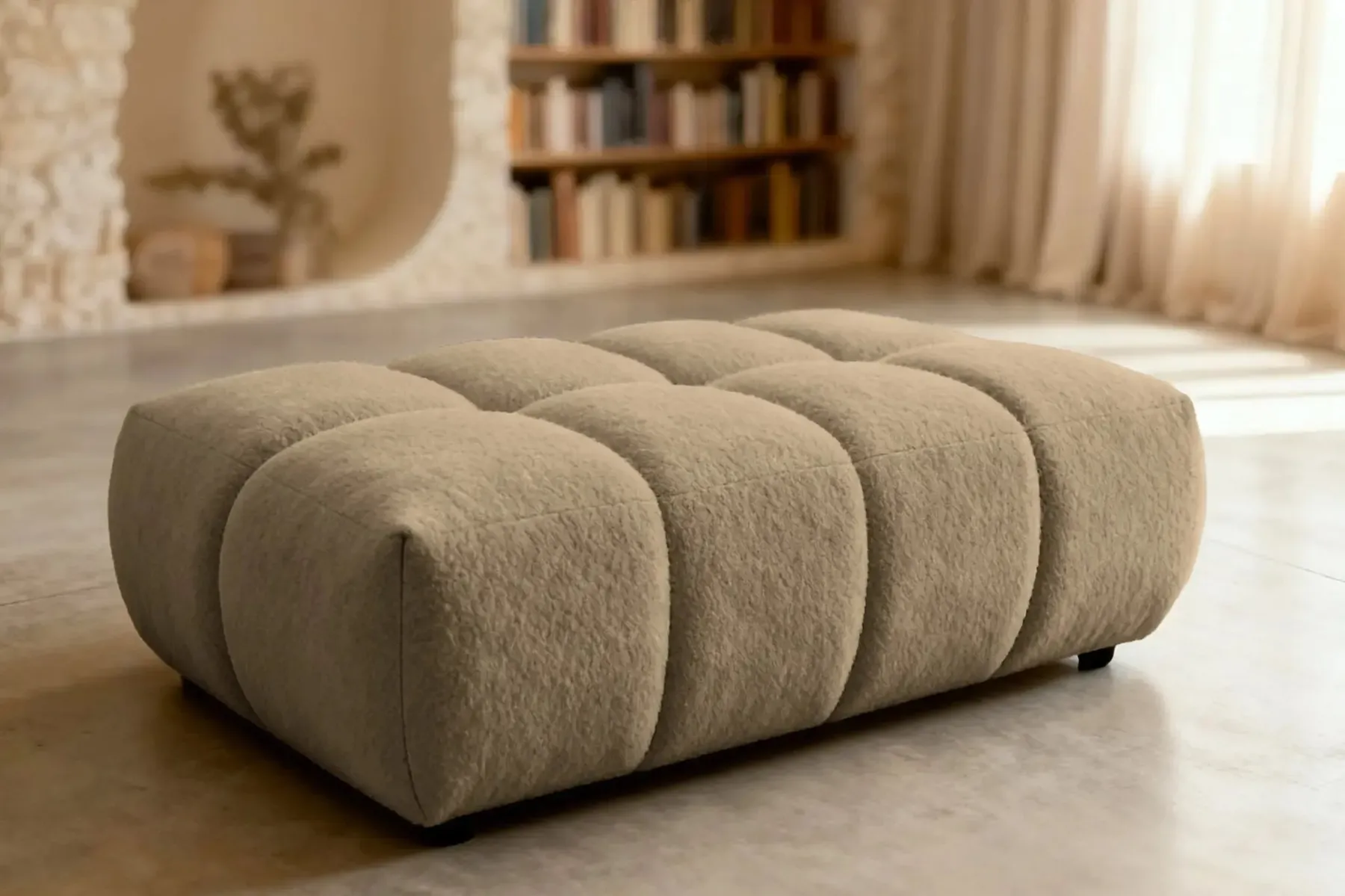 Alexia - Pouf Tissu Bouclette - Image 21