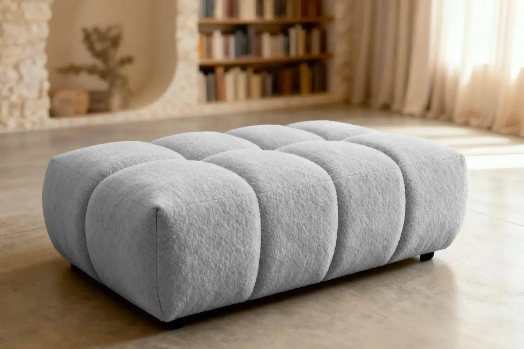 Alexia - Pouf Tissu Bouclette - Image 30