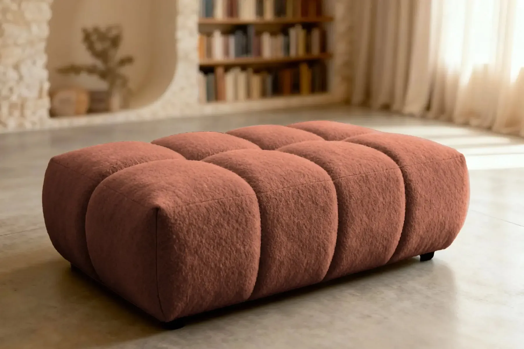 Alexia - Pouf Tissu Bouclette - Image 57