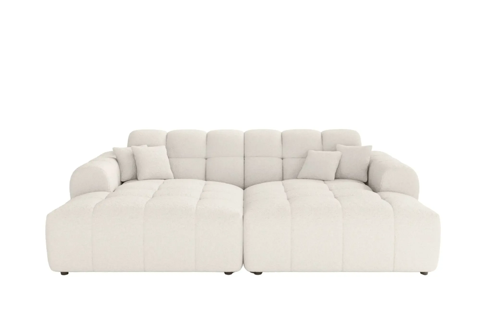 Alexia Xl - Canapé Droit Tissu Bouclette 4 Places - Image 12