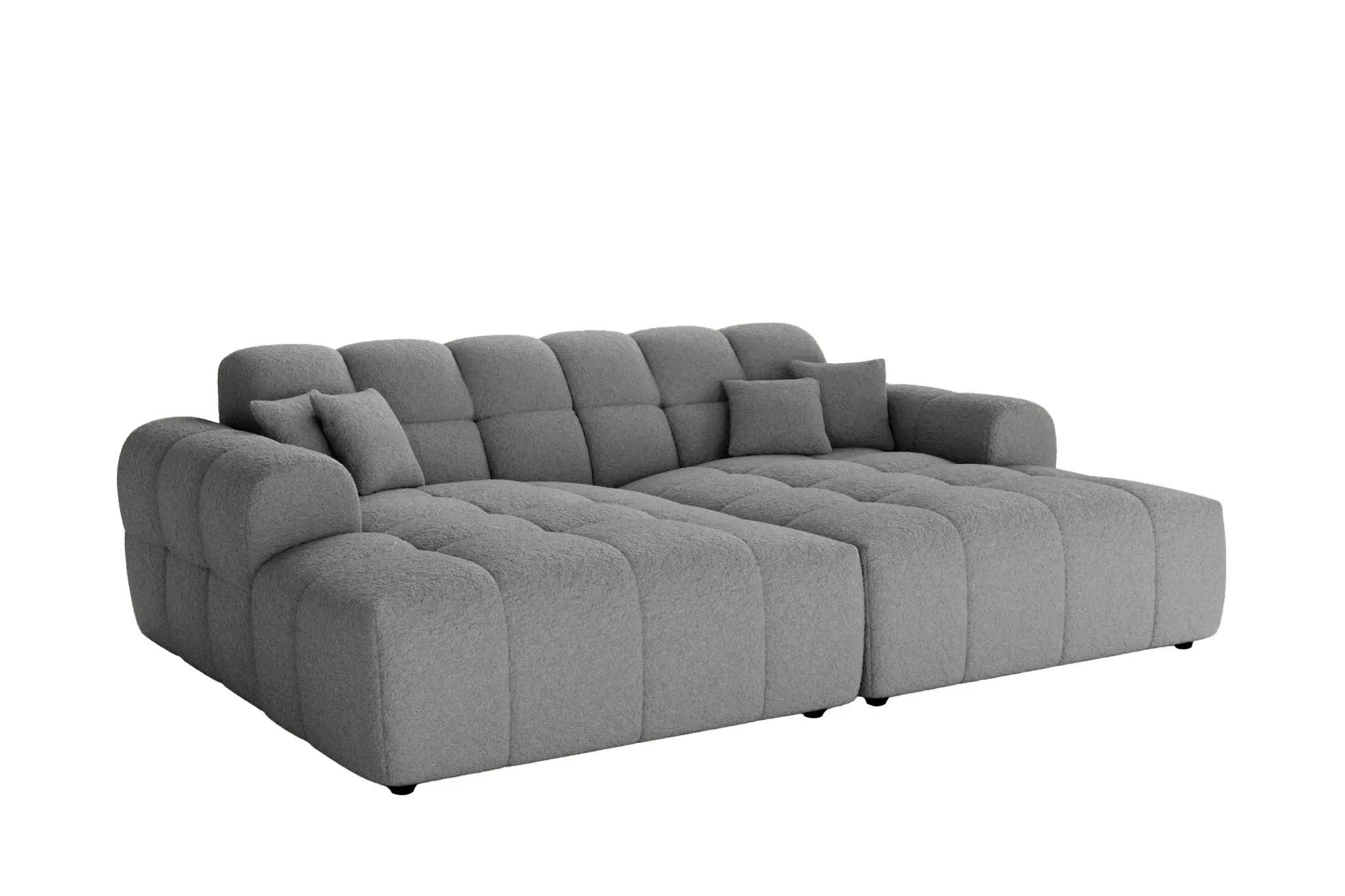 Alexia Xl - Canapé Droit Tissu Bouclette 4 Places - Image 34