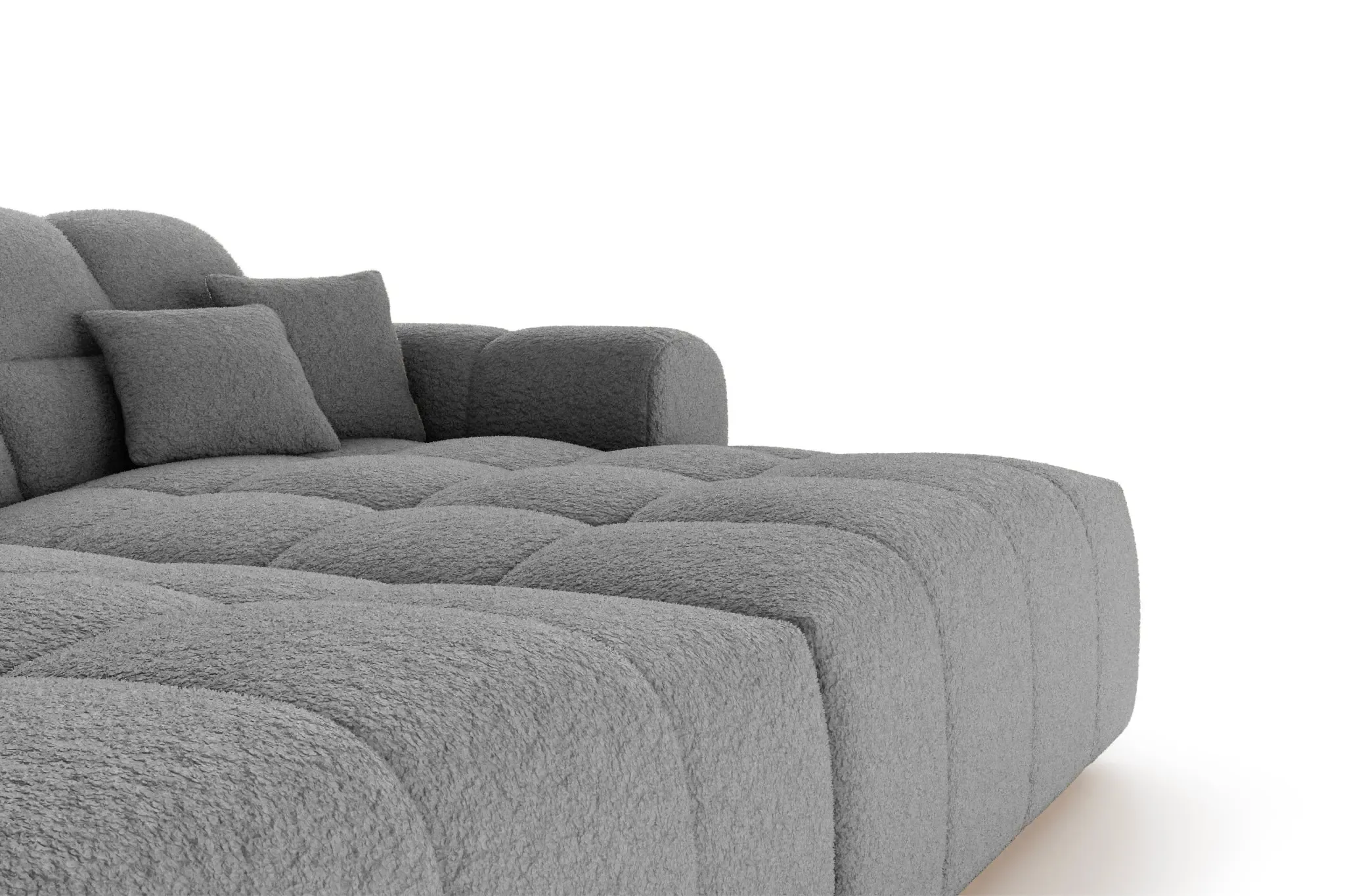 Alexia Xl - Canapé Droit Tissu Bouclette 4 Places - Image 35