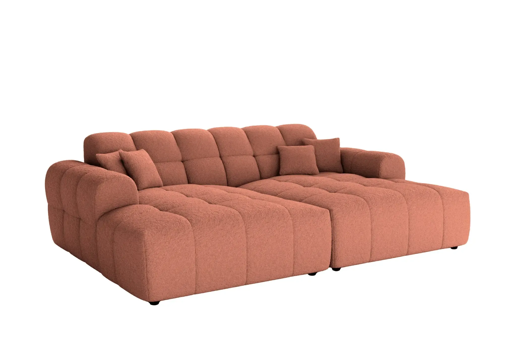 Alexia Xl - Canapé Droit Tissu Bouclette 4 Places - Image 60