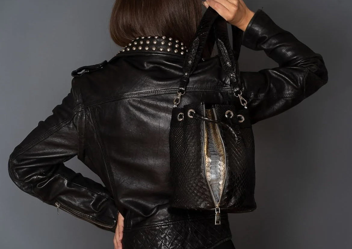 Sac Python - Amber Black Metalic - Image 2