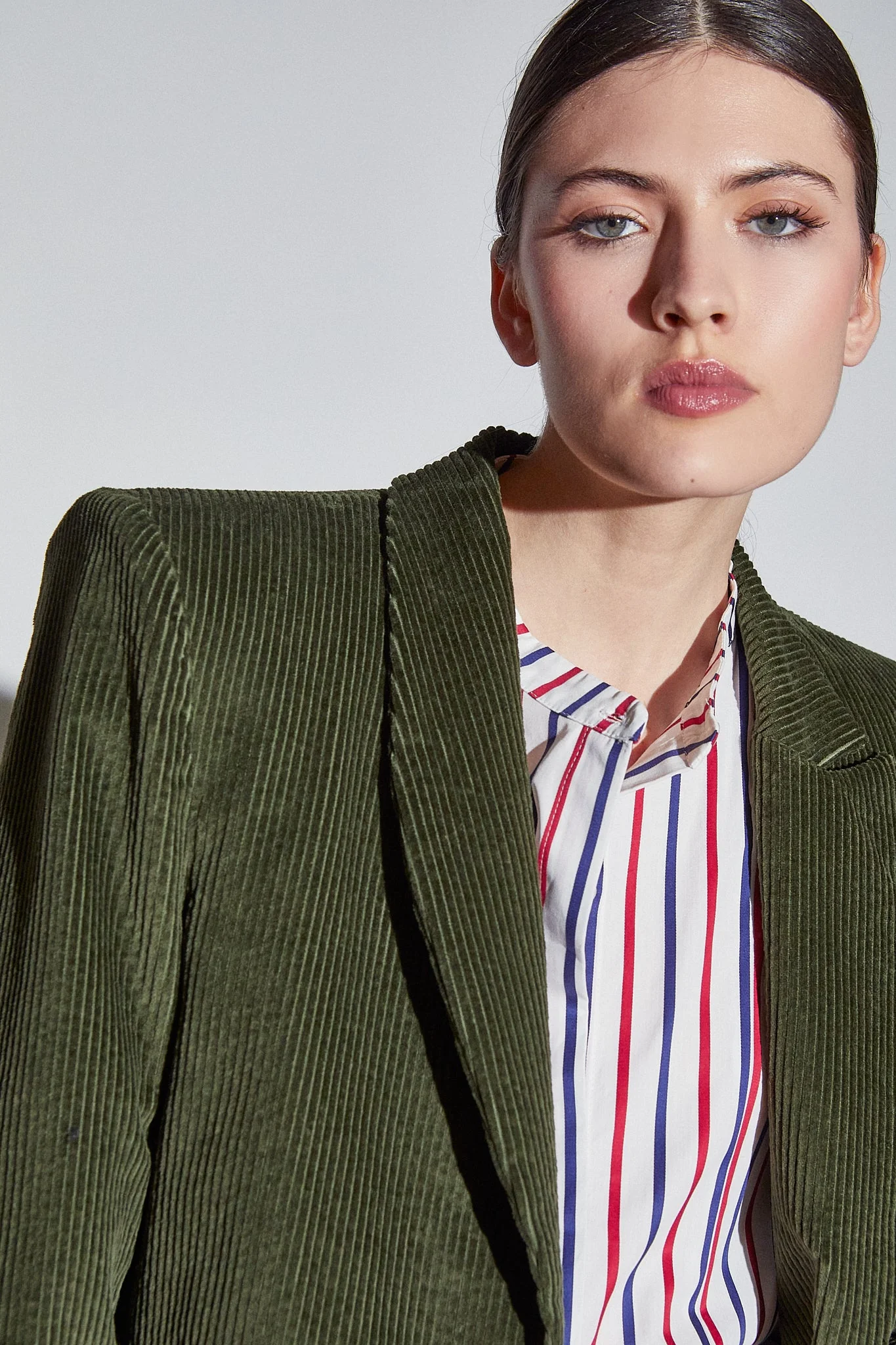 Veste Amber Spencer - Olive Corduroy - Femme - Image 2