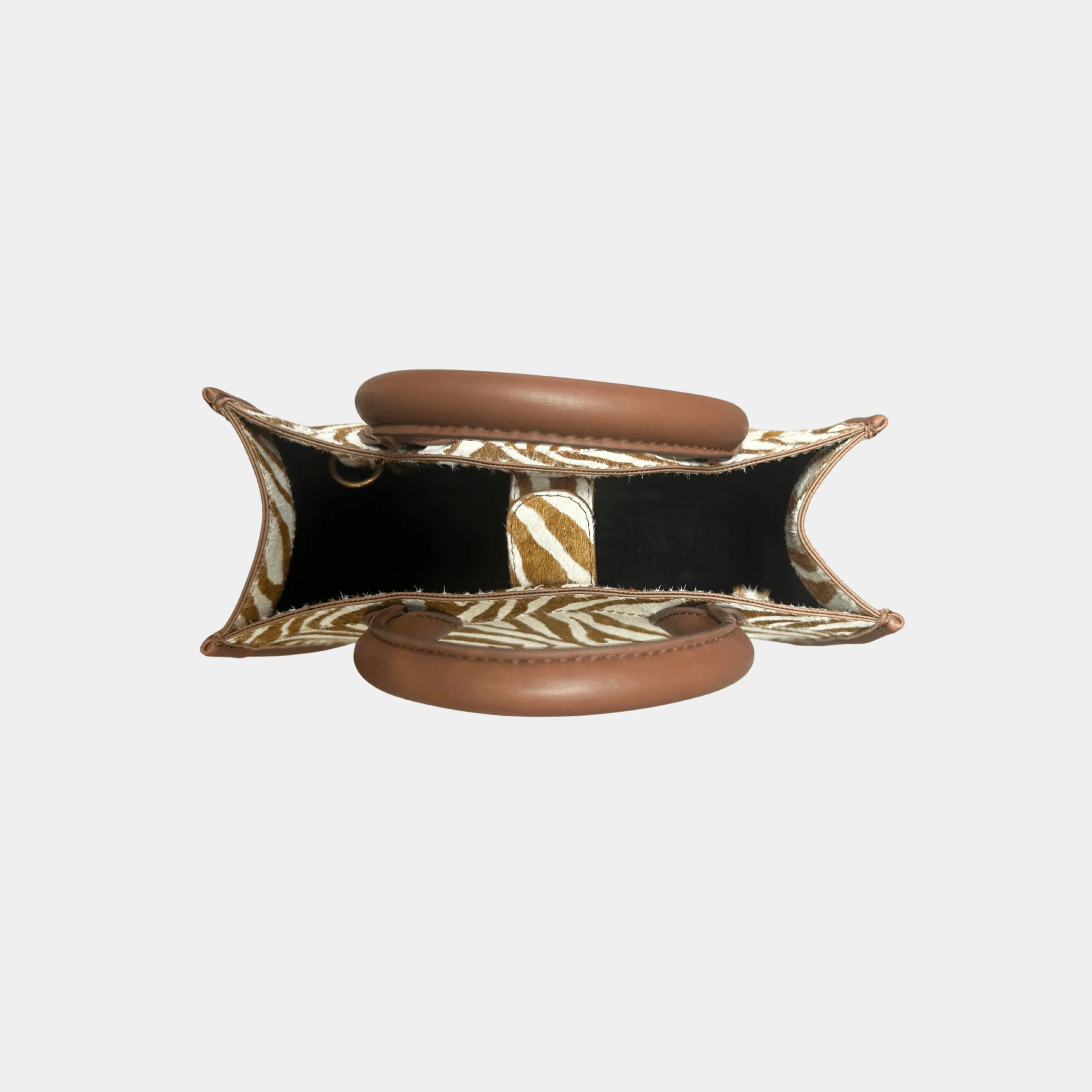 Sac Cuir - Ana Zebra Brown - Image 2