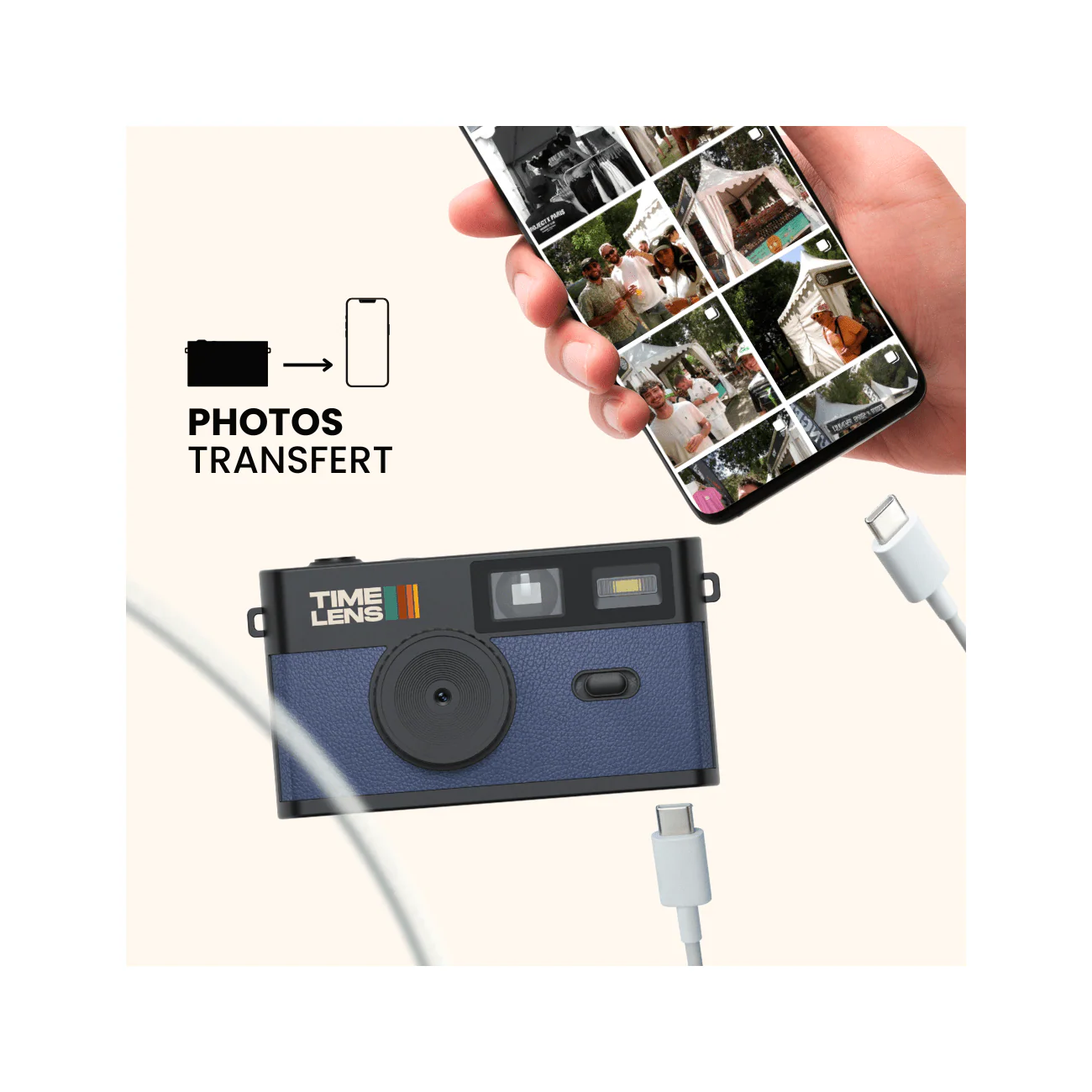 Appareil Photo Timelens® Bleu - Image 3