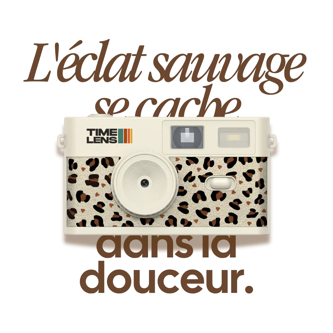 Appareil photo TimeLens® Cream Leopard - Image 3