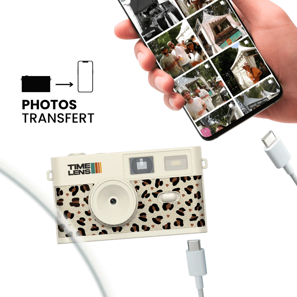 Appareil photo TimeLens® Cream Leopard - Image 4