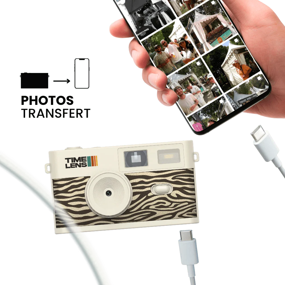 Appareil photo TimeLens® Cream Zebra - Image 3