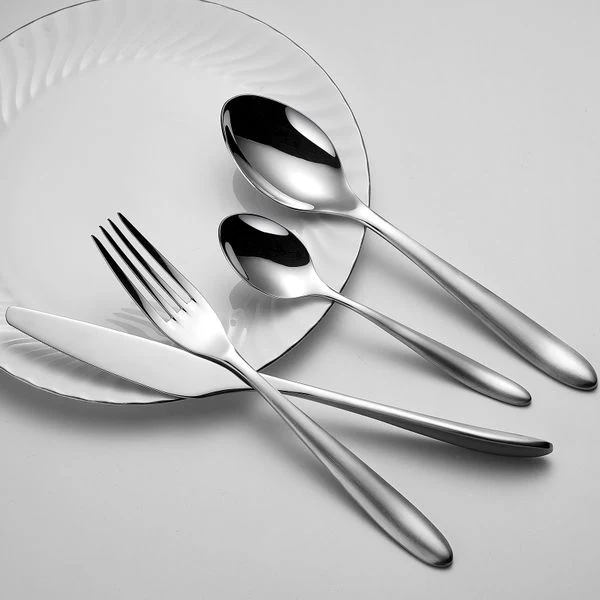 Ménagere 24 Pièces - Acier Inoxydable - Inox Finition Miroir Poli - Image 3