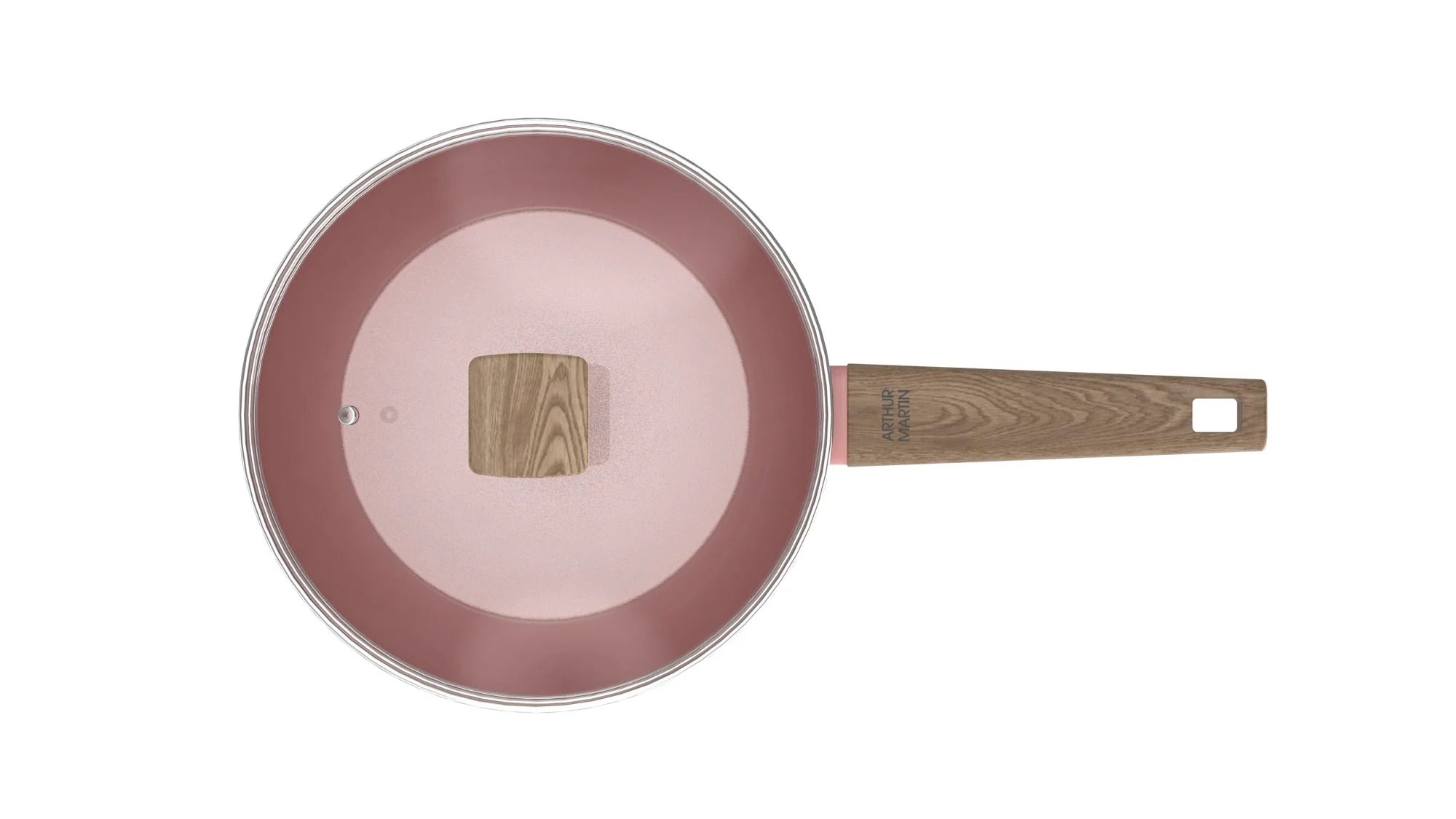 Sauteuse 28cm Avec Couvercle + Panier - Aluminium Forgé - Revêtement Céramique - Rose - Image 11