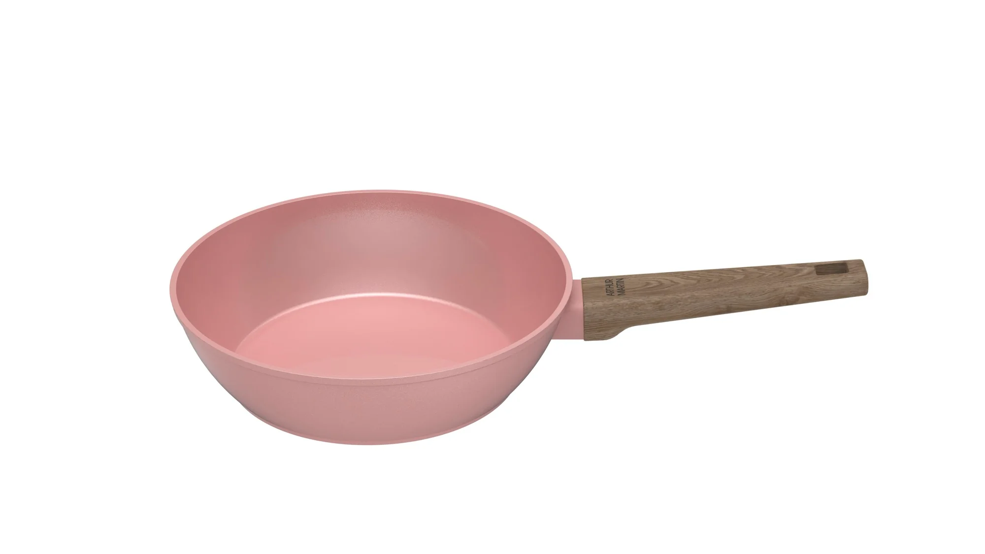 Sauteuse 28cm Avec Couvercle + Panier - Aluminium Forgé - Revêtement Céramique - Rose - Image 7