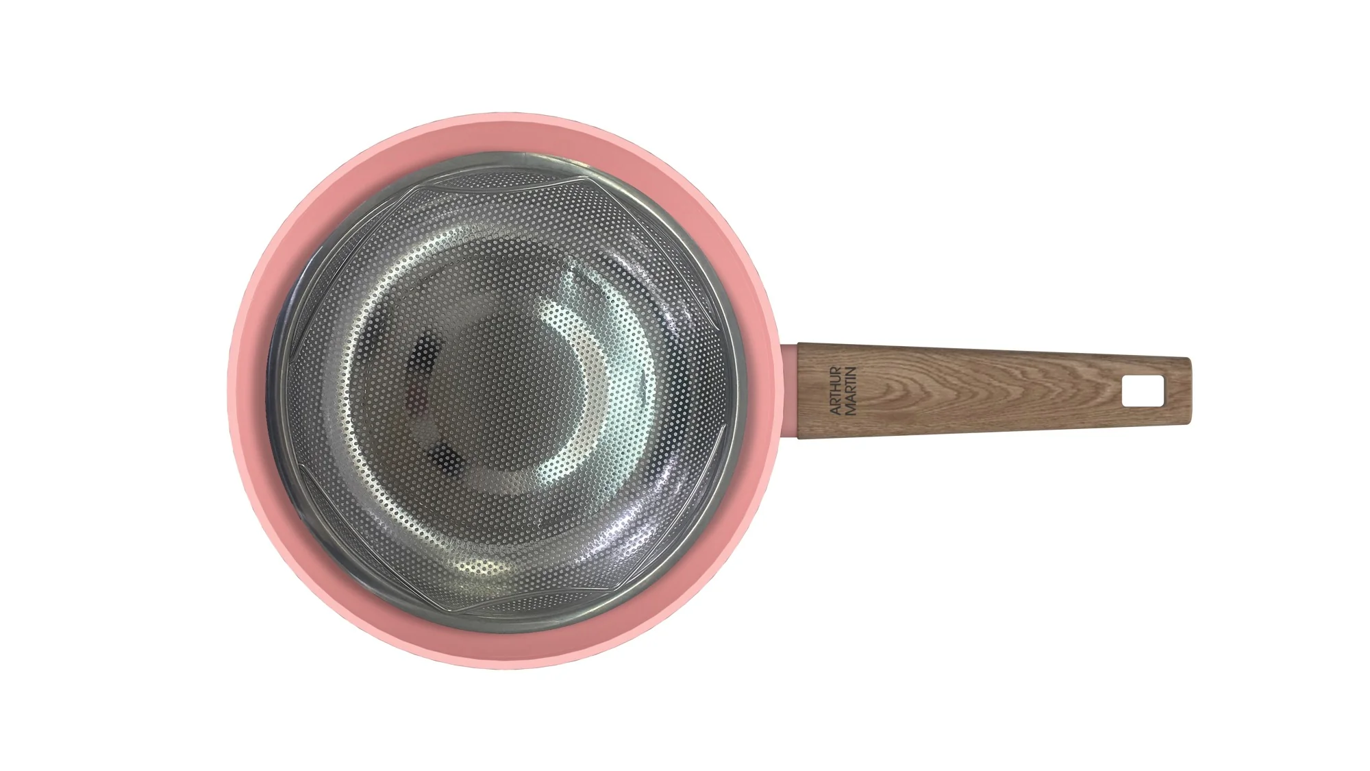 Sauteuse 28cm Avec Couvercle + Panier - Aluminium Forgé - Revêtement Céramique - Rose - Image 8