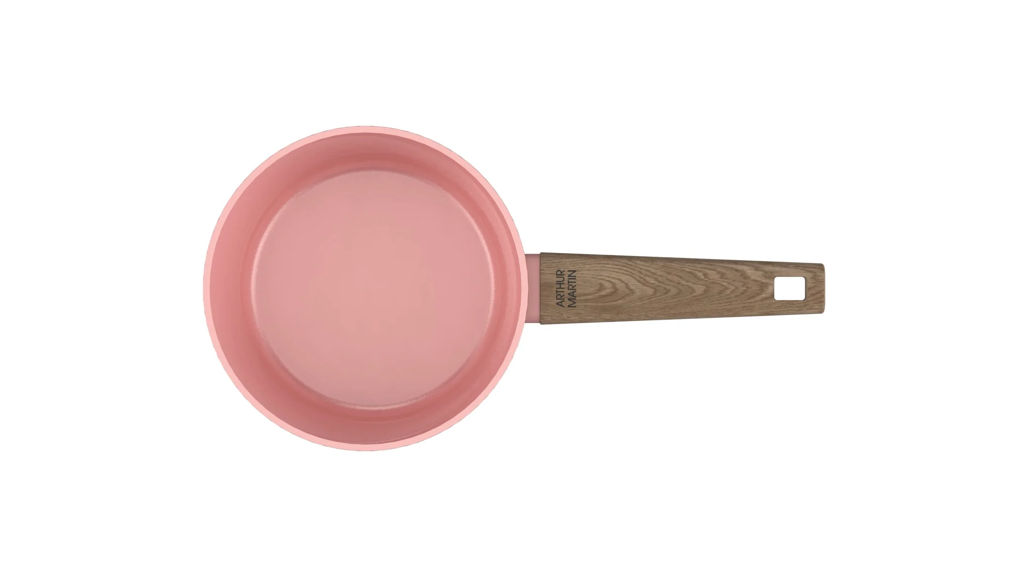 Set 3 Casseroles 16/18/20cm - Aluminium Forgé - Revêtement Céramique - Rose - Image 3