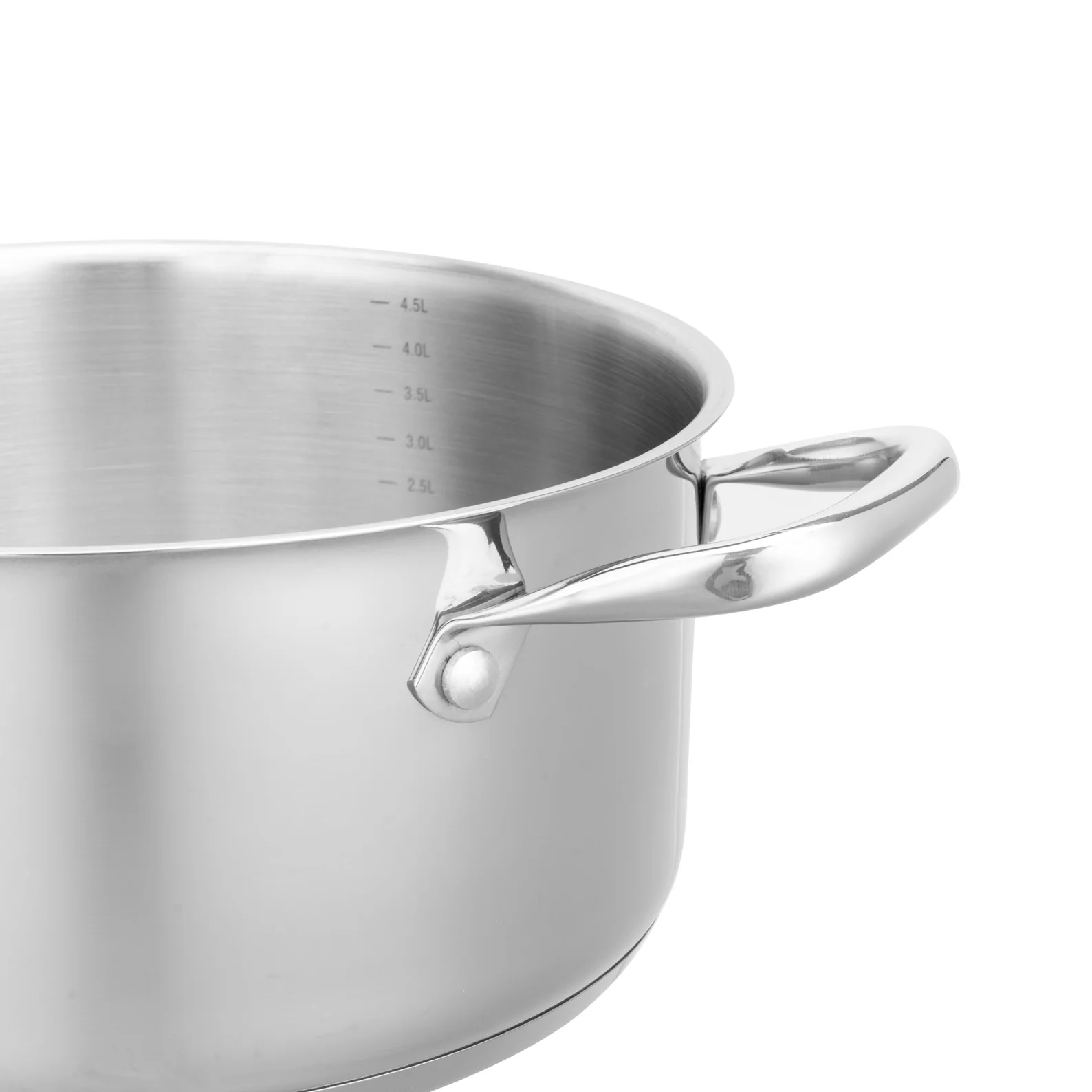 Faitout 38cm - Acier Inoxydable - Inox - Image 3