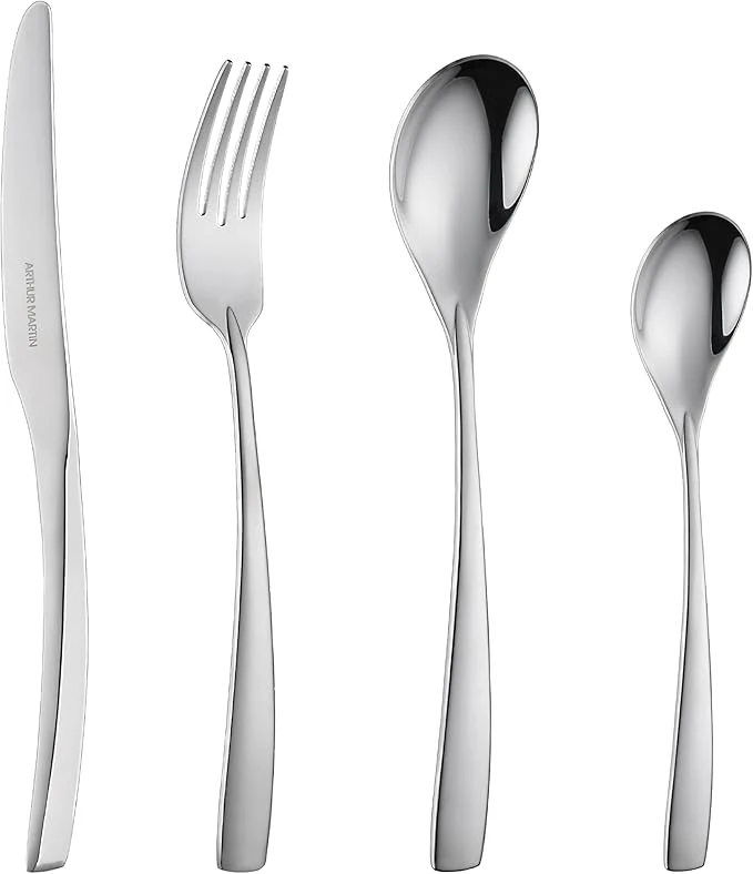 Ménagere 24 Pièces - Acier Inoxydable - Inox Finition Satinée - Image 2