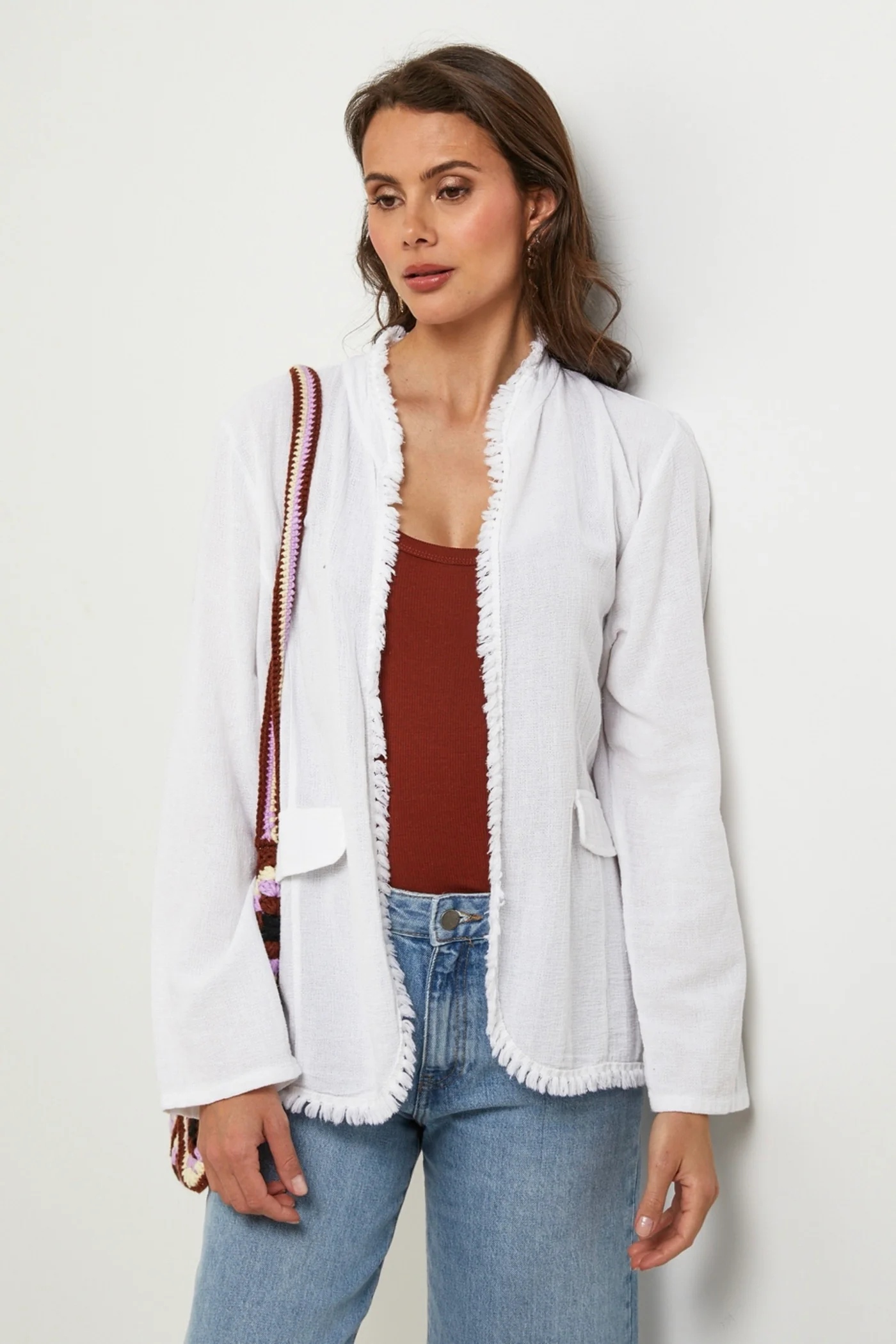 Veste - Blanc - Femme - Image 2