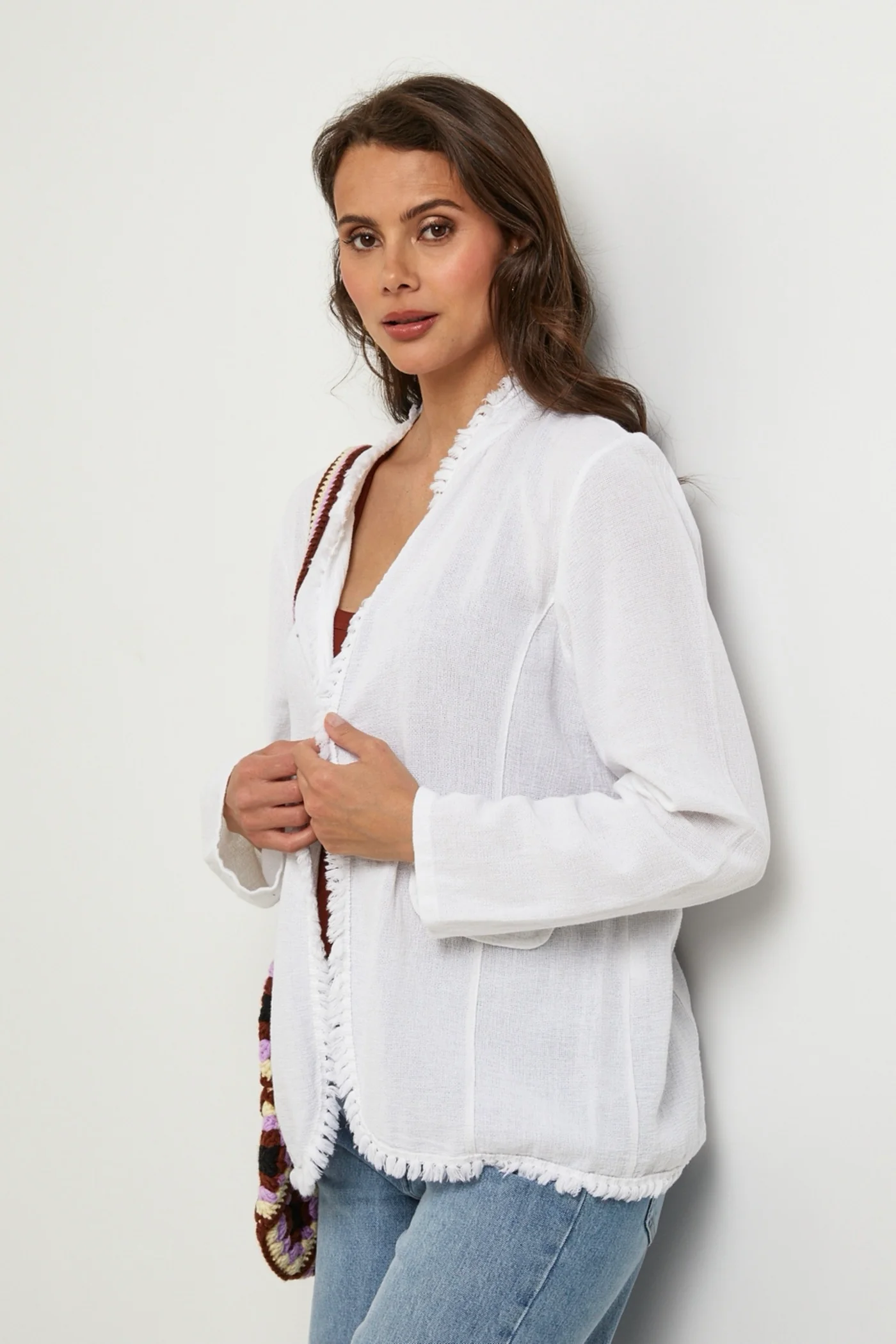 Veste - Blanc - Femme - Image 3