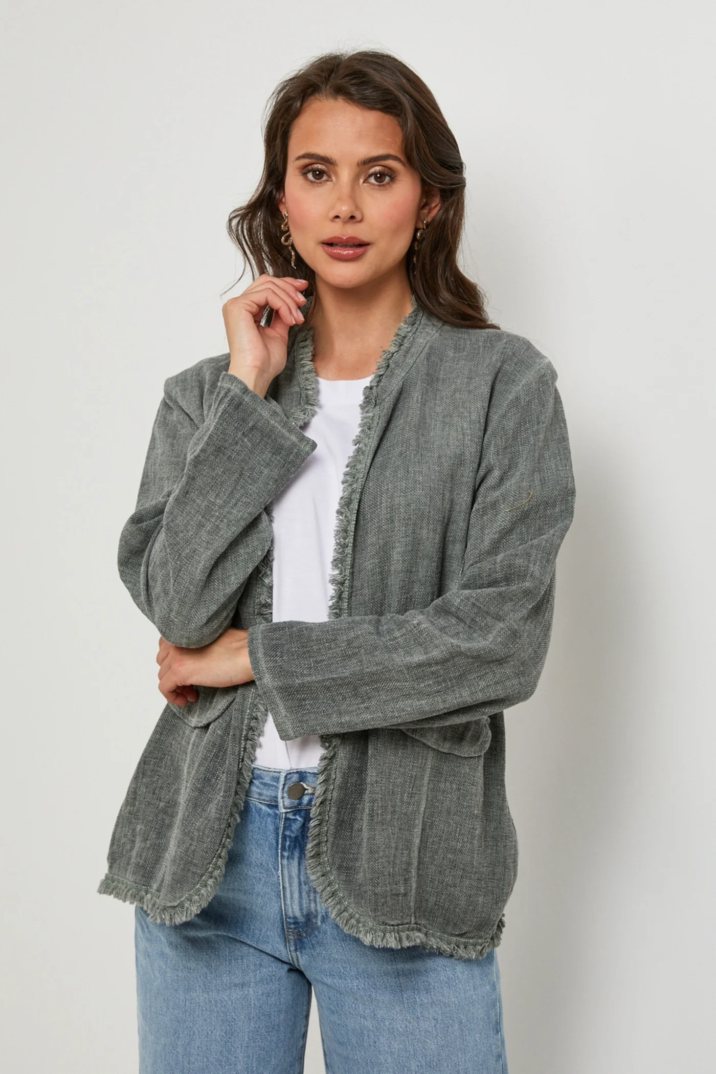 Veste - Kaki - Femme - Image 3