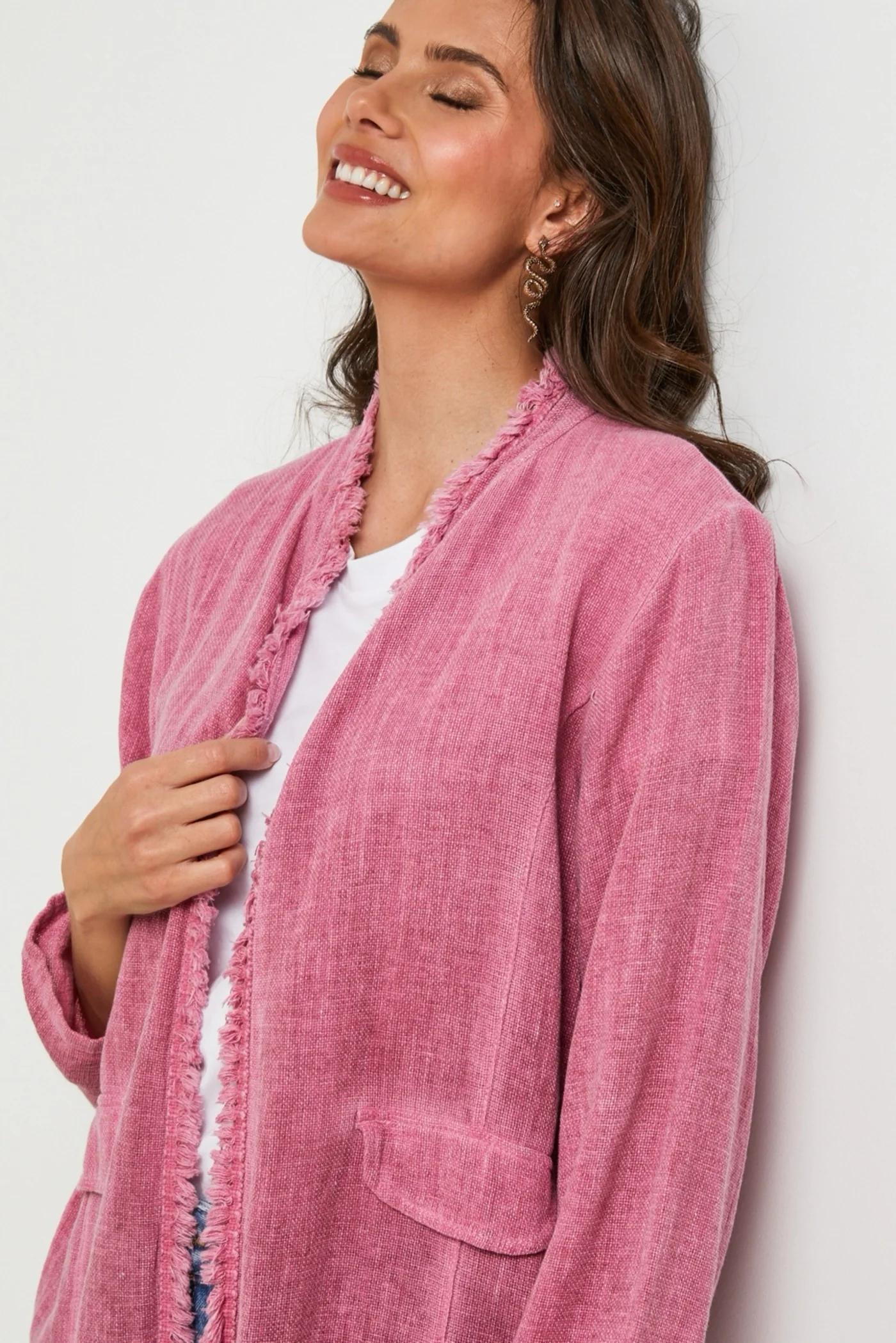 Veste - Rose - Femme - Image 3