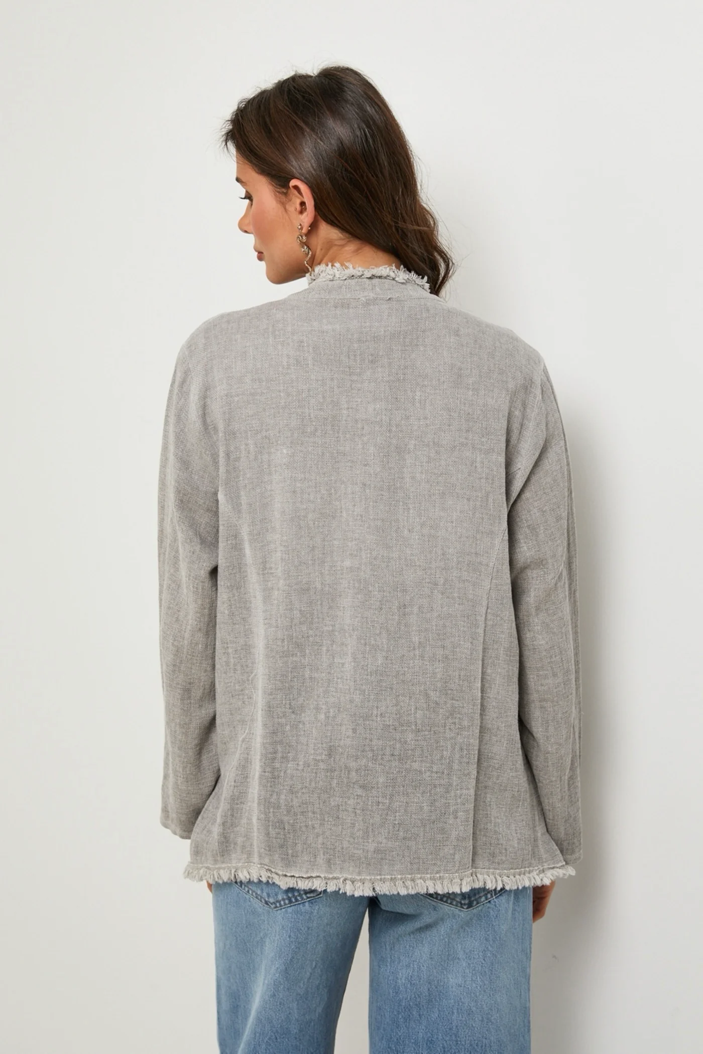 Veste - Taupe - Femme - Image 4