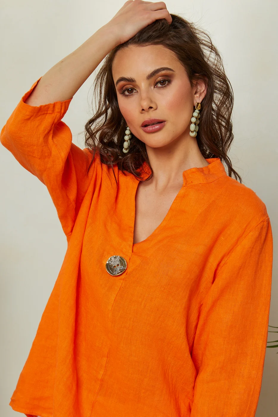 Top - Orange - Femme - Image 2