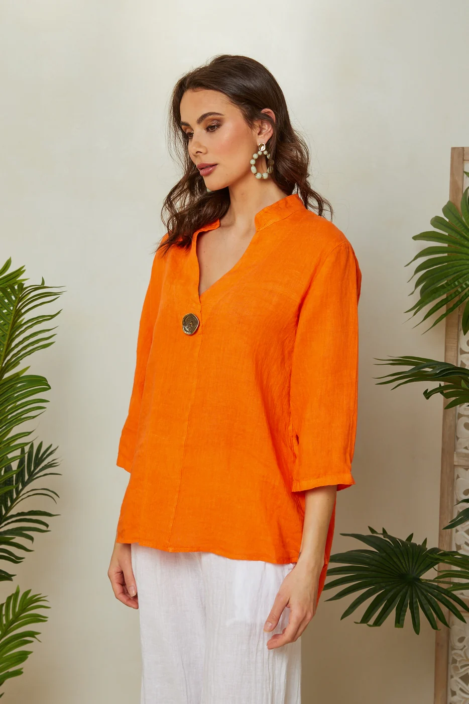 Top - Orange - Femme - Image 4