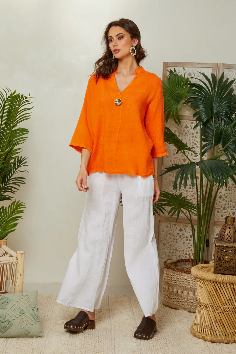 Top - Orange - Femme - Image 5
