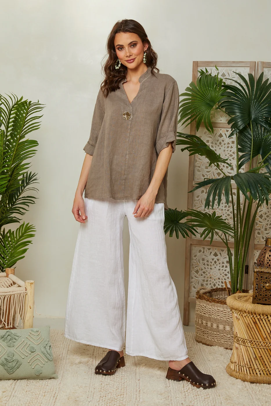 Top - Taupe - Femme - Image 2