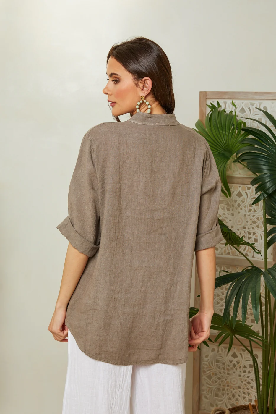 Top - Taupe - Femme - Image 4